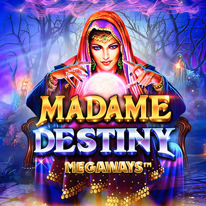 Slot Madame Destiny a tema cartomante con simboli mistici
